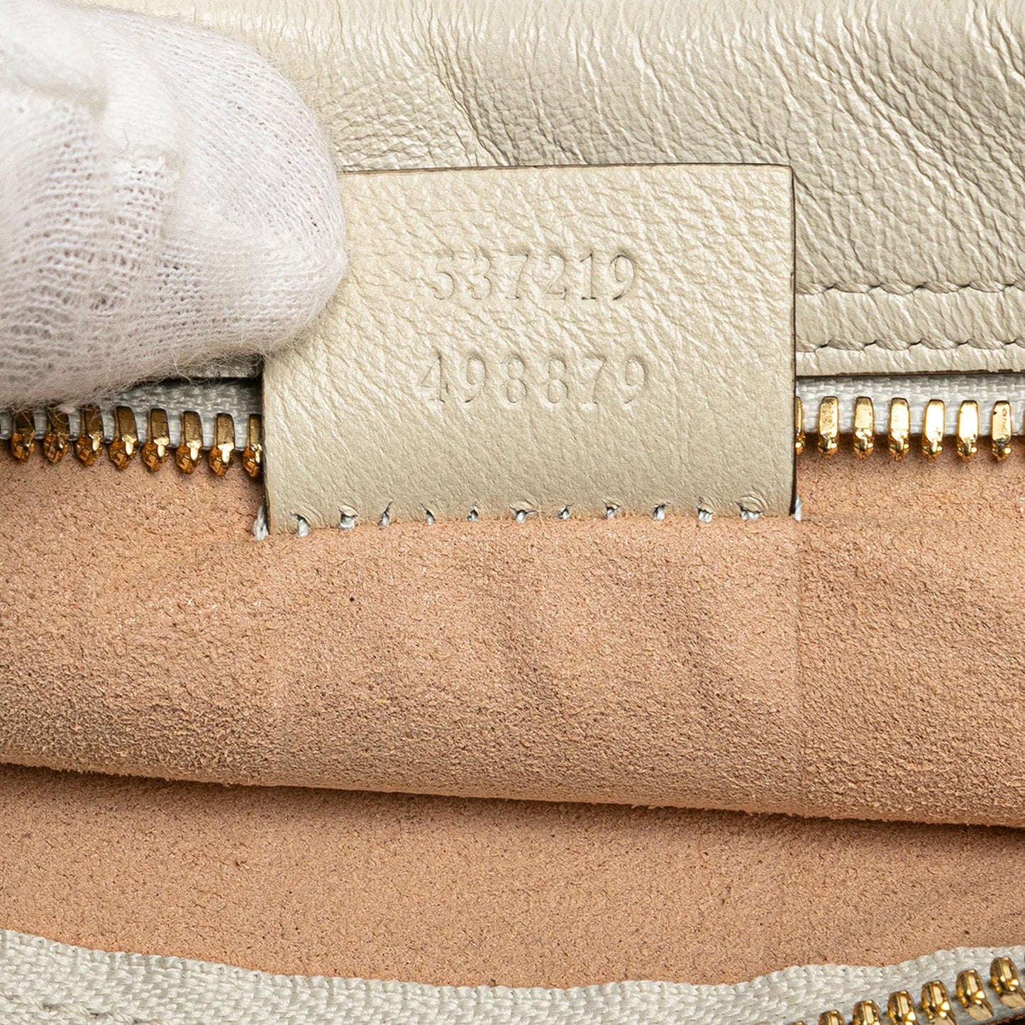 Gucci Large Web Leather Rajah Tote