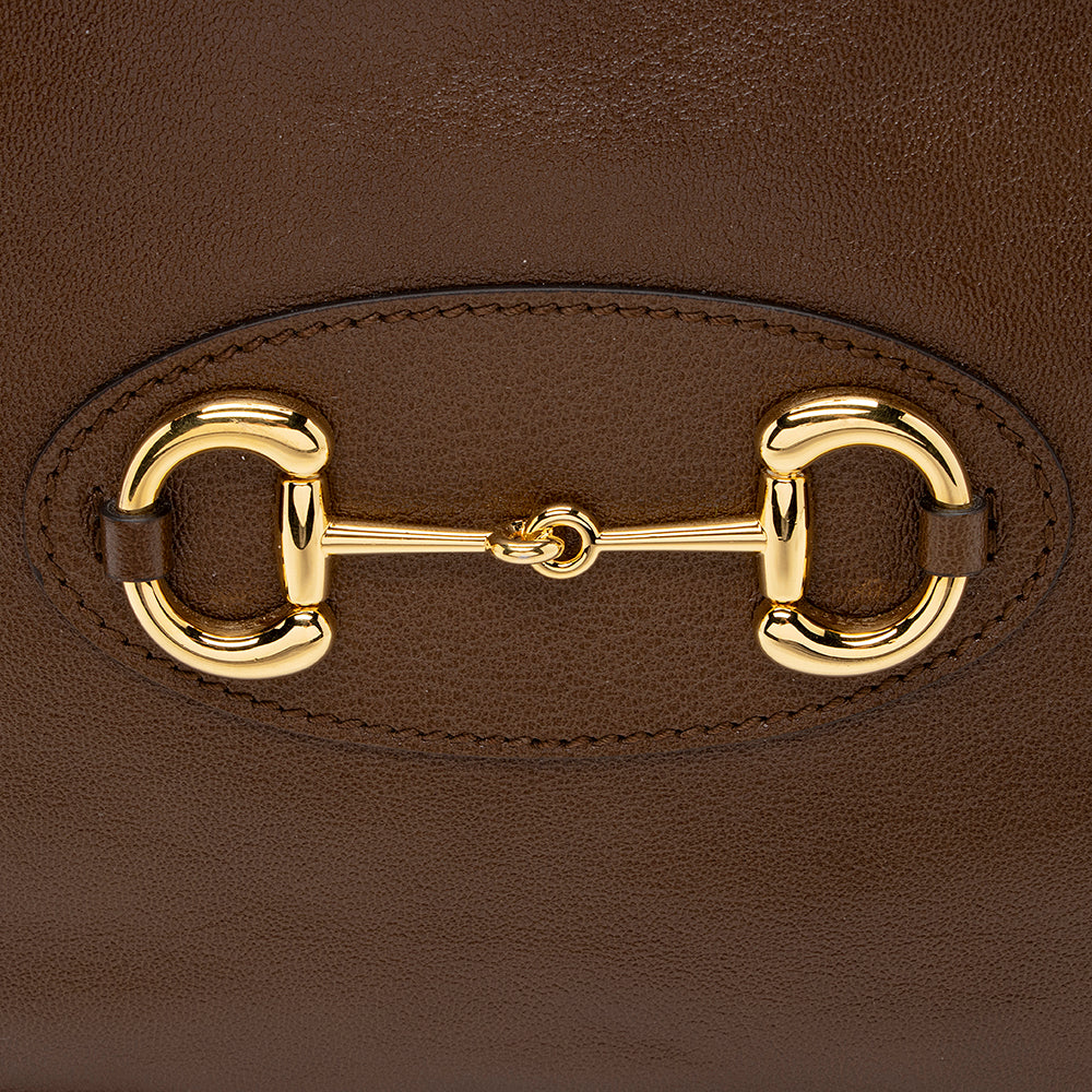 Gucci Leather Horsebit 1955 Medium Tote (SHF-19180)