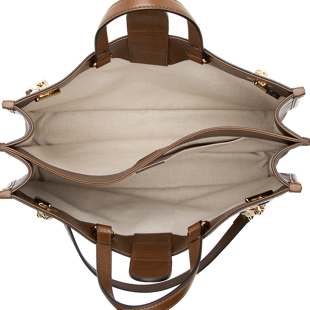 Gucci Leather Horsebit 1955 Medium Tote (SHF-19180)
