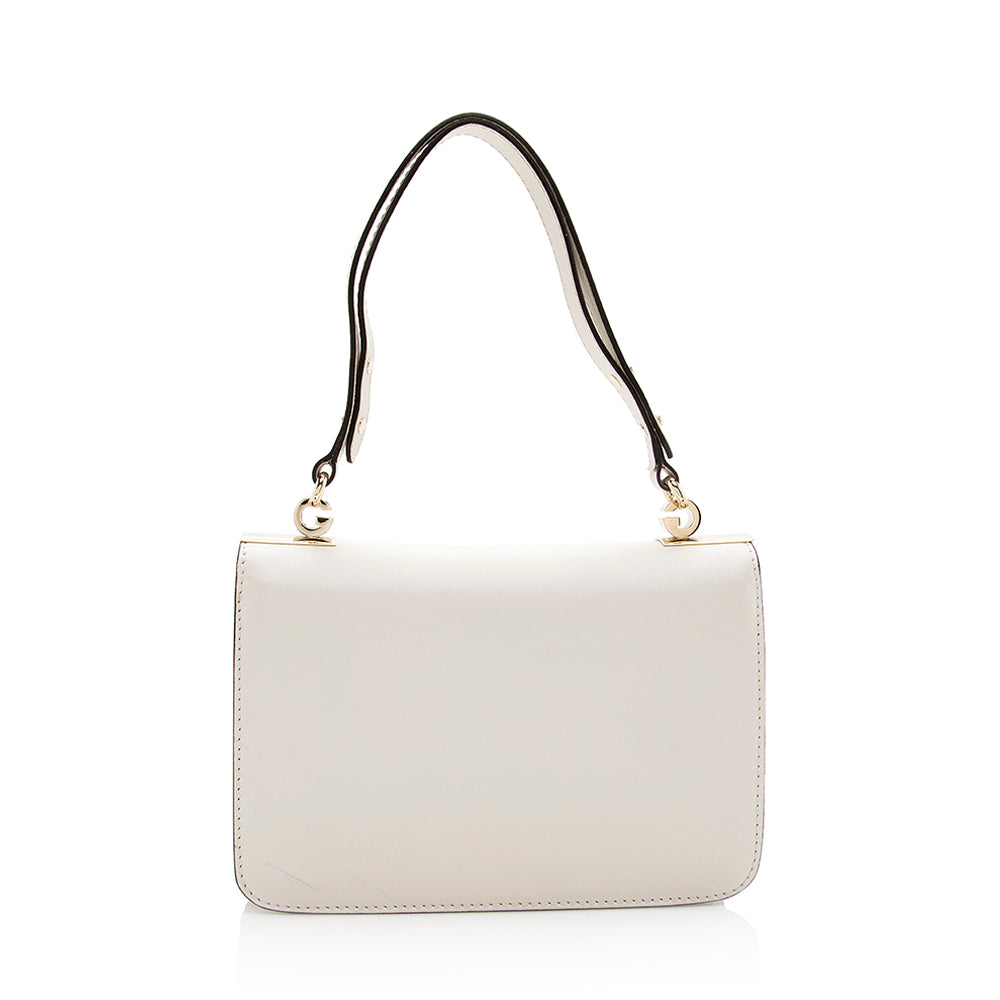 Gucci Leather 1973 Flap Medium Shoulder Bag (SHF-19273)
