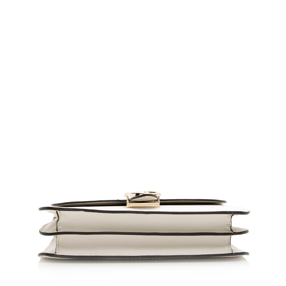 Gucci Leather 1973 Flap Medium Shoulder Bag (SHF-19273)