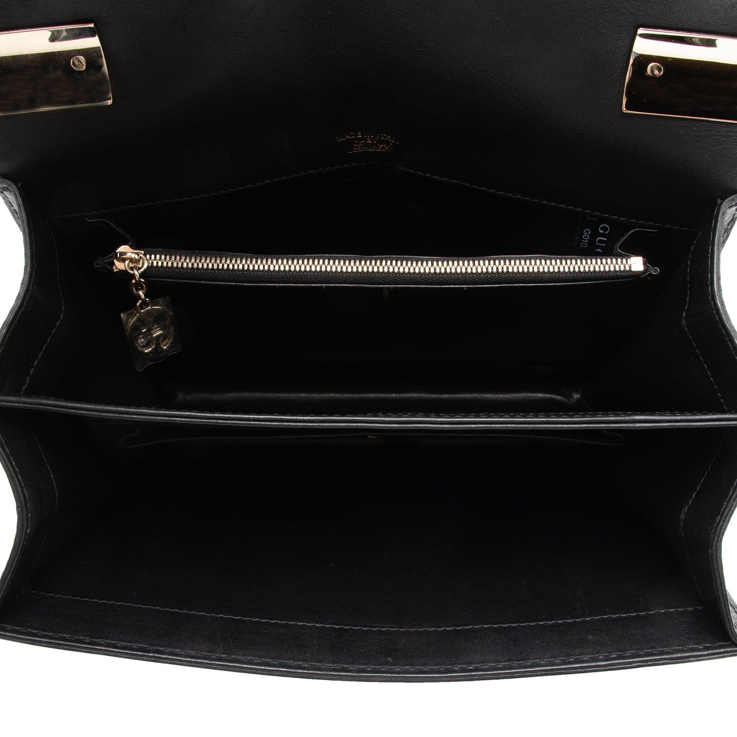 Gucci Leather 1973 Flap Medium Shoulder Bag (SHF-T6hZOI)