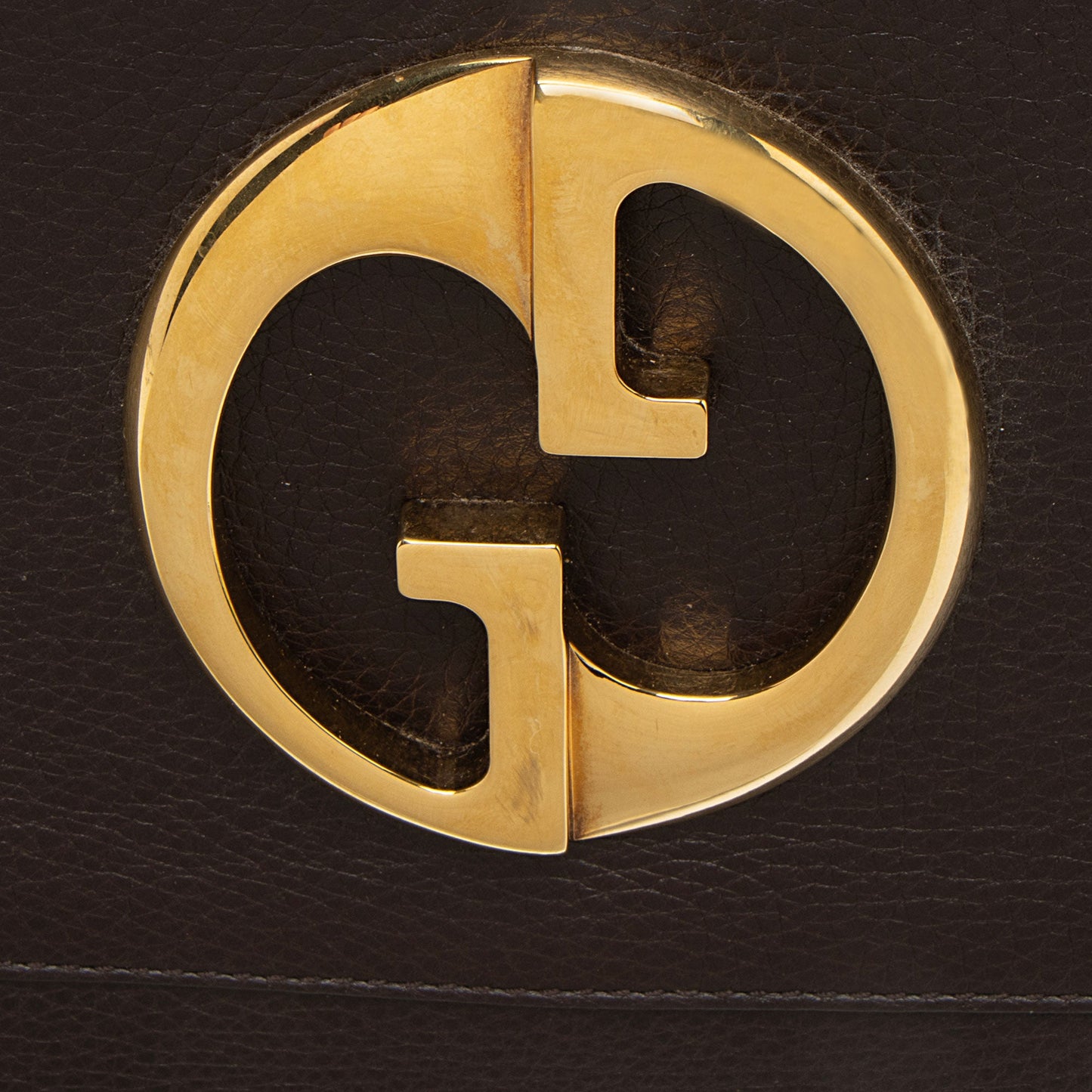 Gucci Leather 1973 Medium Tote