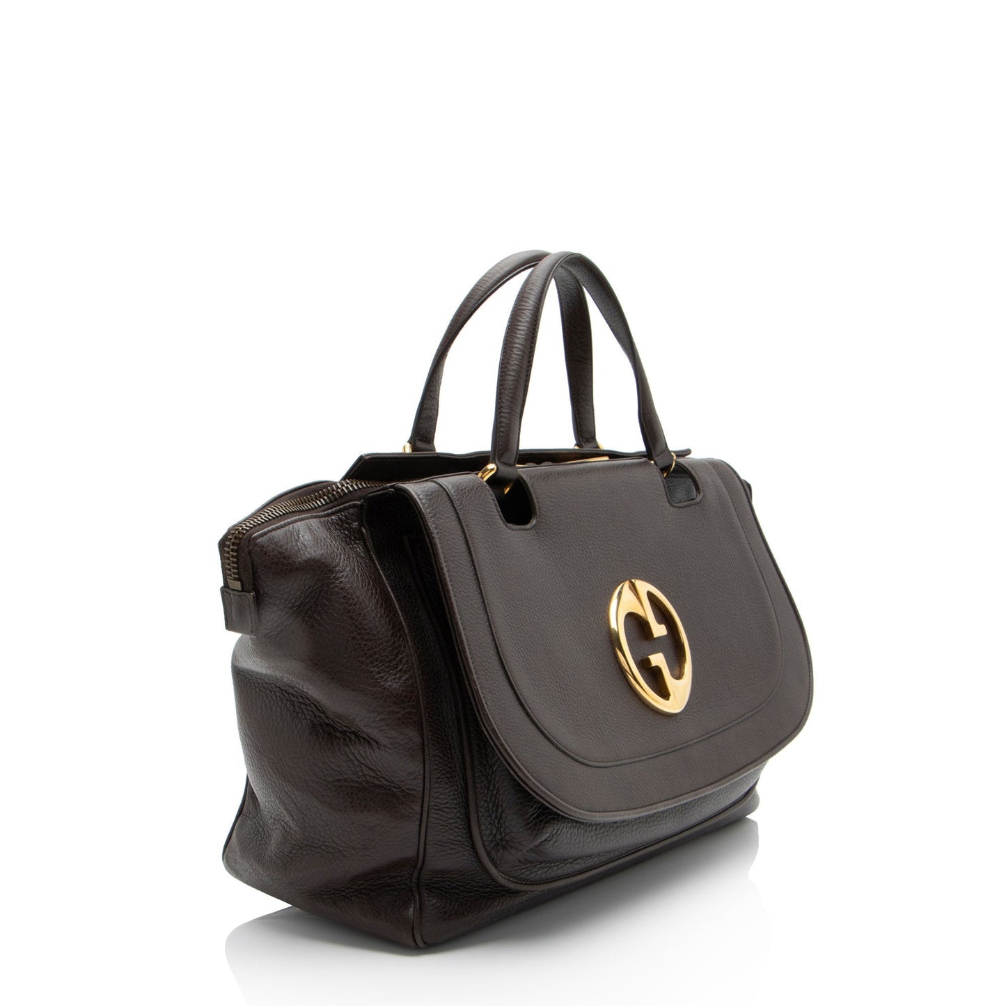 Gucci Leather 1973 Medium Tote
