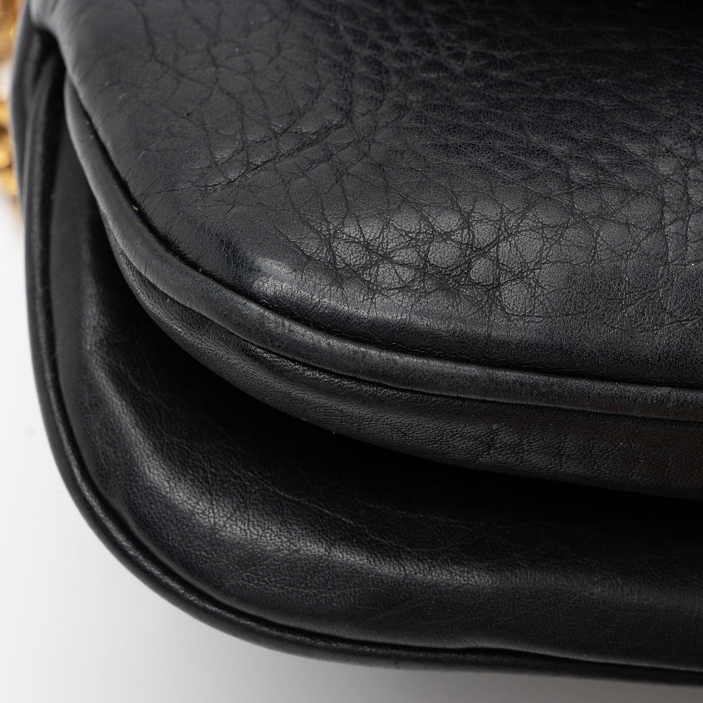 Gucci Leather 1973 Small Shoulder Bag (SHF-gAxB39)