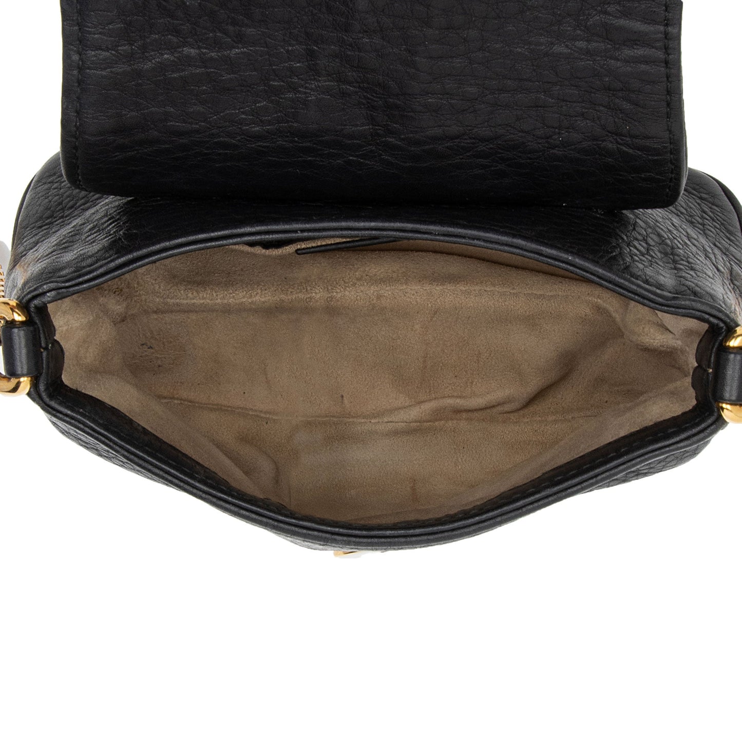 Gucci Leather 1973 Small Shoulder Bag (SHF-gAxB39)