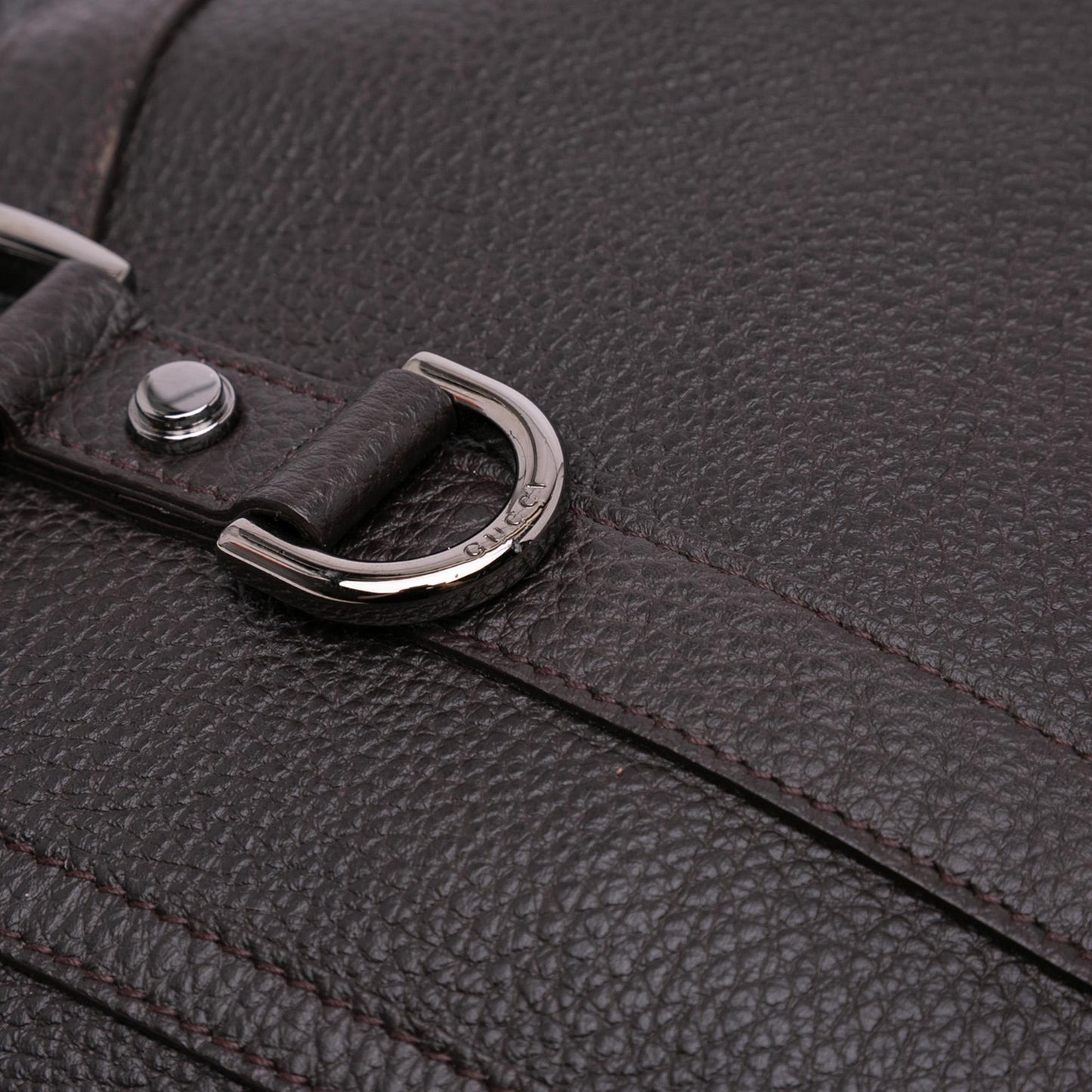 Gucci Leather Abbey D Ring Satchel