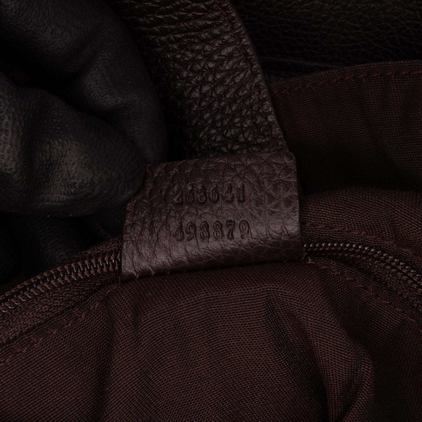 Gucci Leather Abbey D Ring Satchel