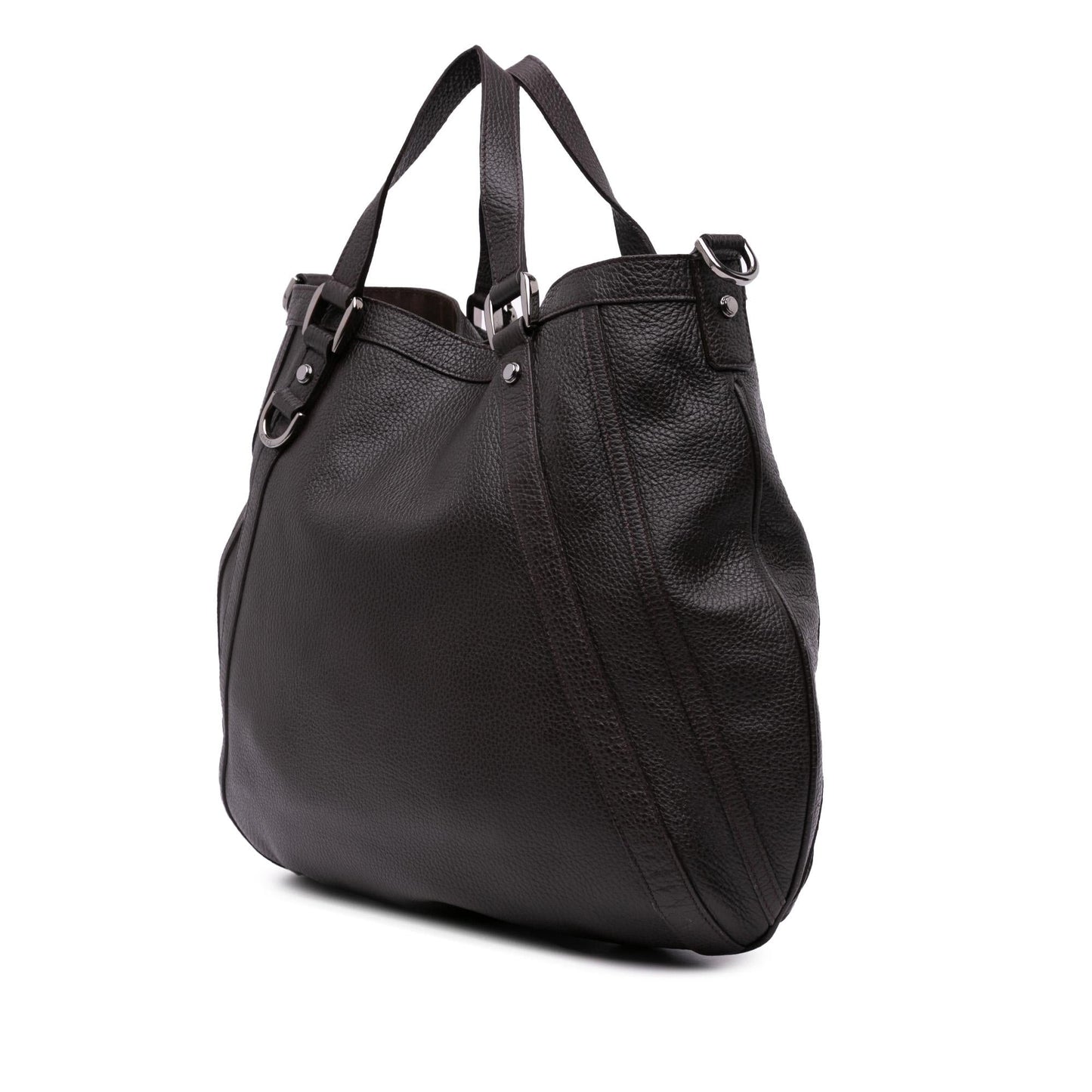 Gucci Leather Abbey D Ring Satchel