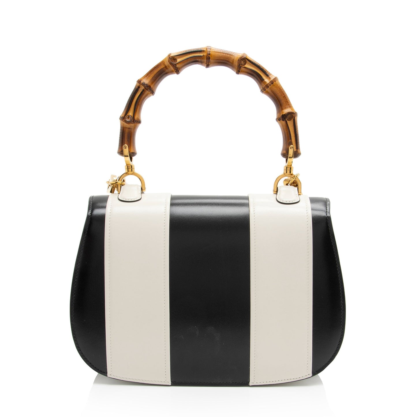 Gucci Leather Bamboo 1947 Medium Top Handle (SHF-J7ooKd)
