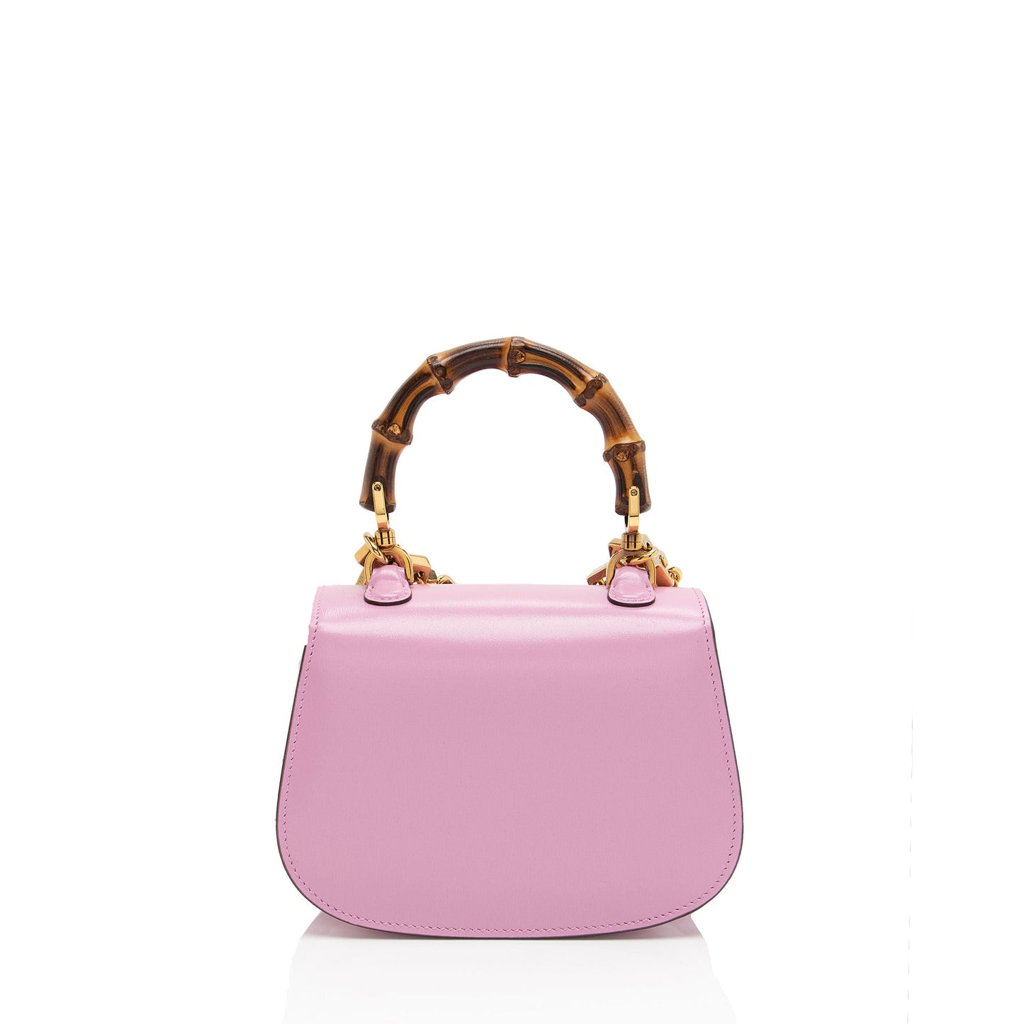 Gucci Leather Bamboo 1947 Mini Top Handle (SHF-bLJULR)
