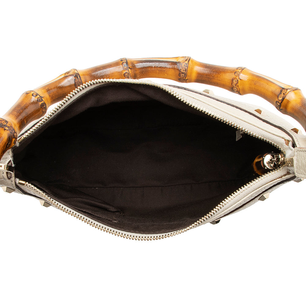 Gucci Leather Bamboo Anita Small Satchel - FINAL SALE (SHF-15389)