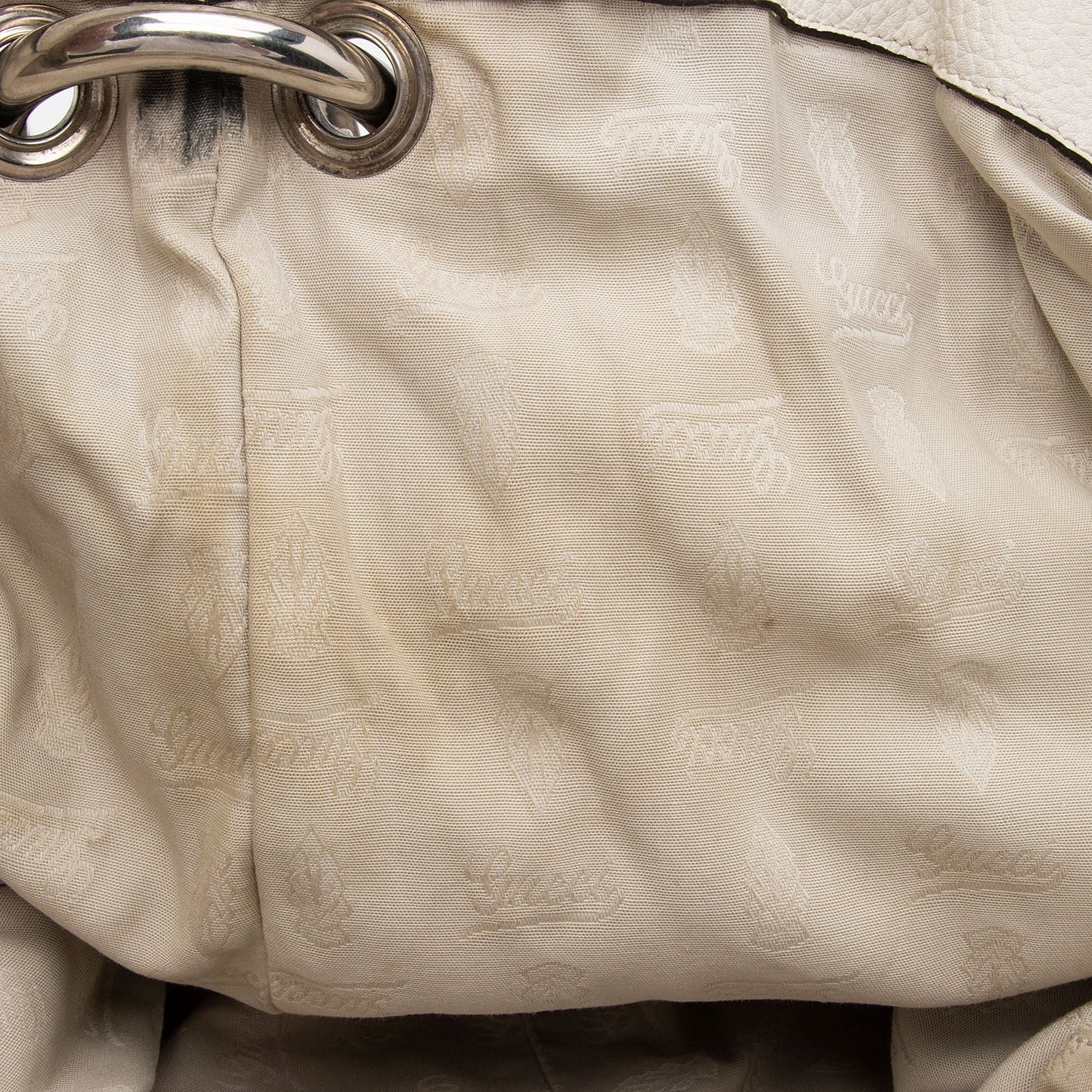 Gucci Leather Bamboo Bar Large Tote (SHF-e0XTfM)
