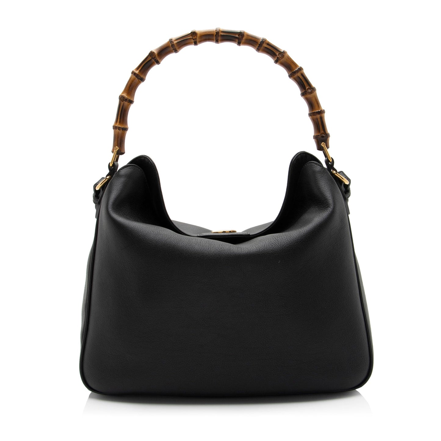 Gucci Leather Bamboo Diana Large Shoulder Bag (SHF-sWgjQL)