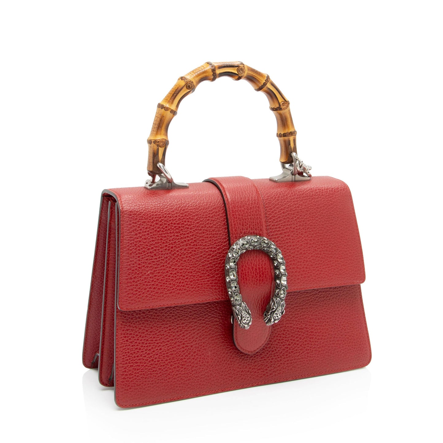 Gucci Leather Bamboo Dionysus Medium Top Handle Bag (SHF-PpGpkP)