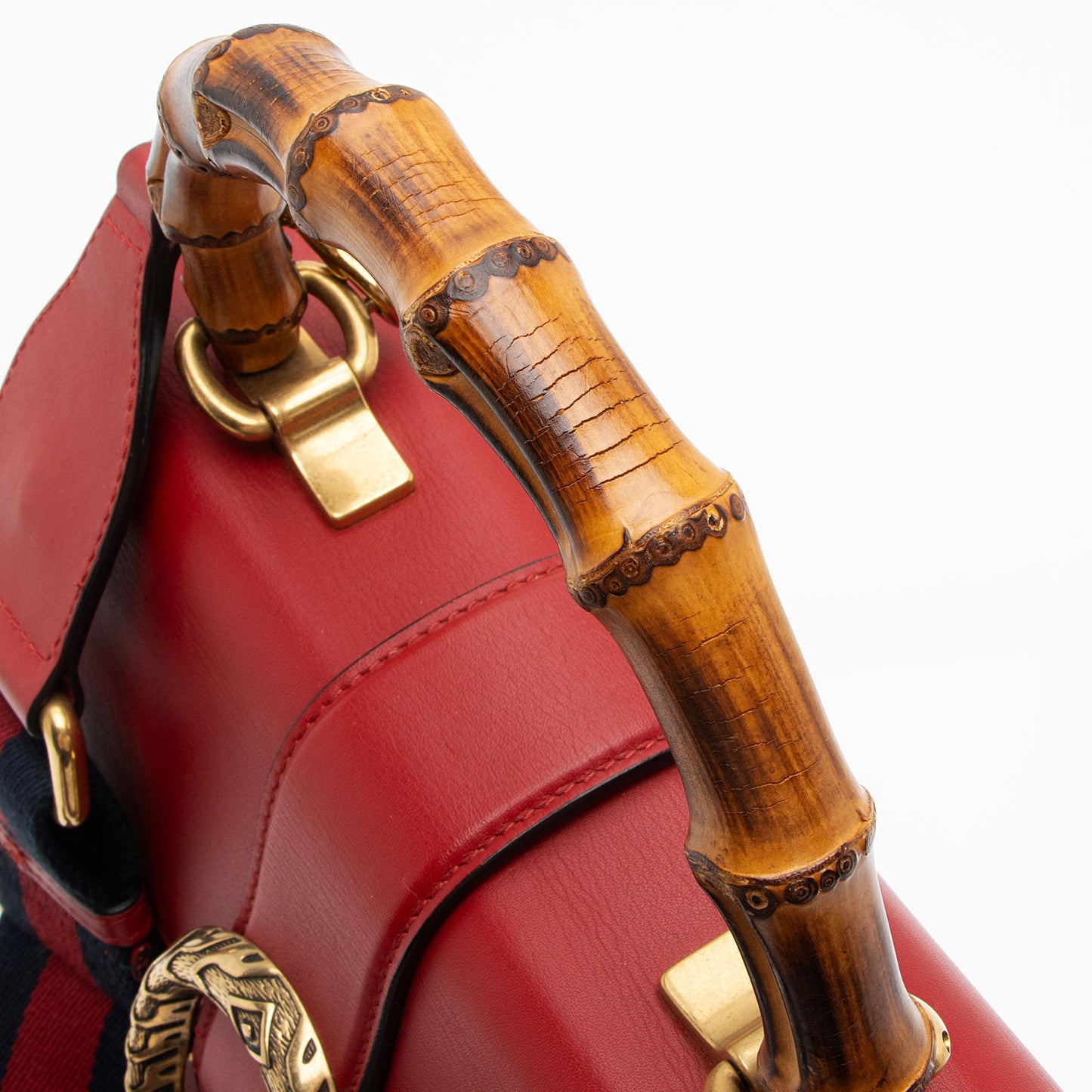 Gucci Leather Bamboo Dionysus Medium Top Handle (SHF-d7MRvK)