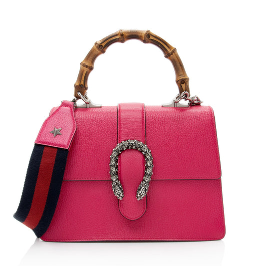 Gucci Leather Bamboo Dionysus Medium Top Handle