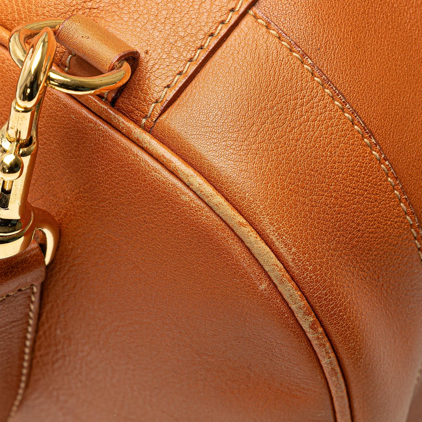 Gucci Leather Bamboo Drawstring Backpack (SHG-Ko4tY8)