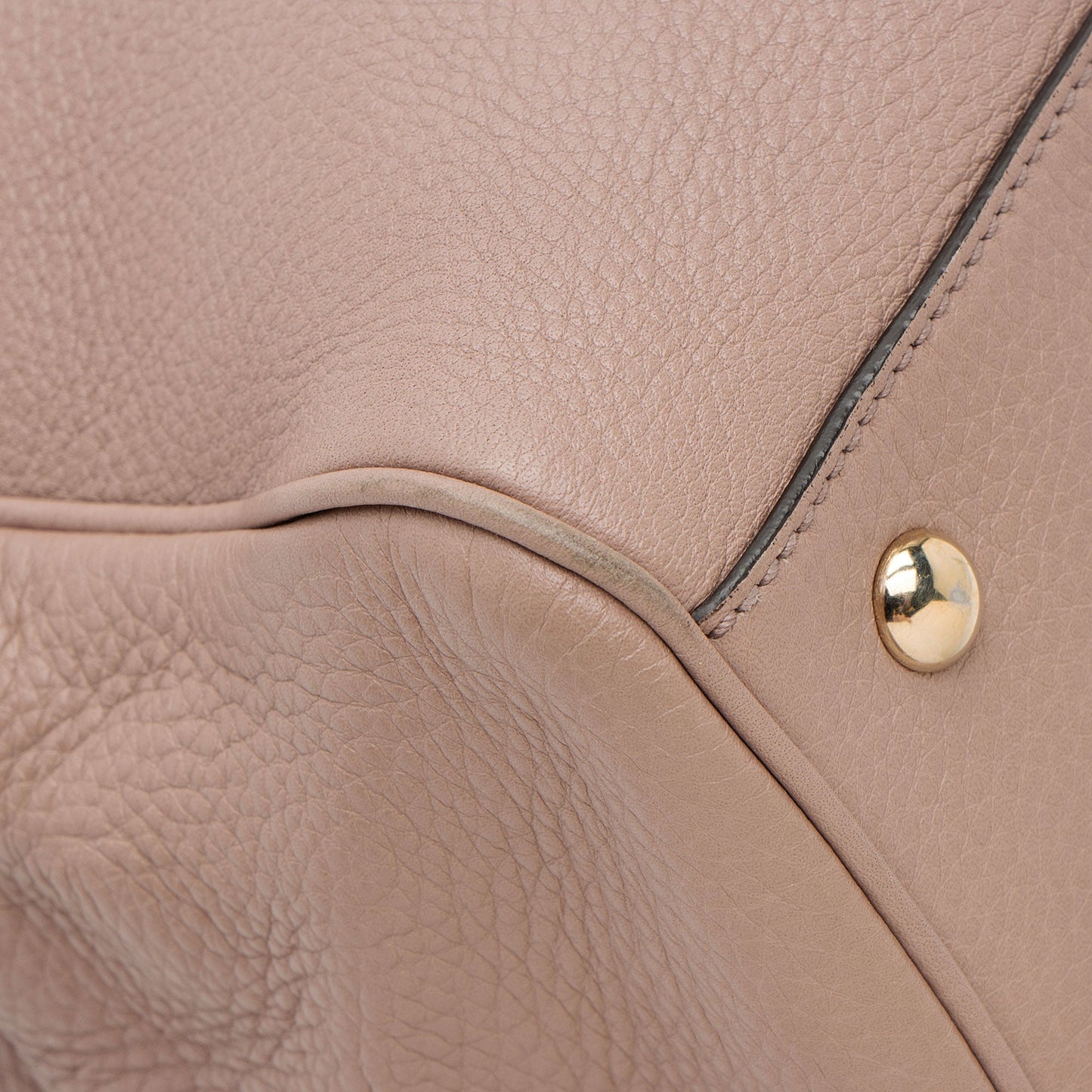 Gucci Leather Bamboo Medium Shopper Tote