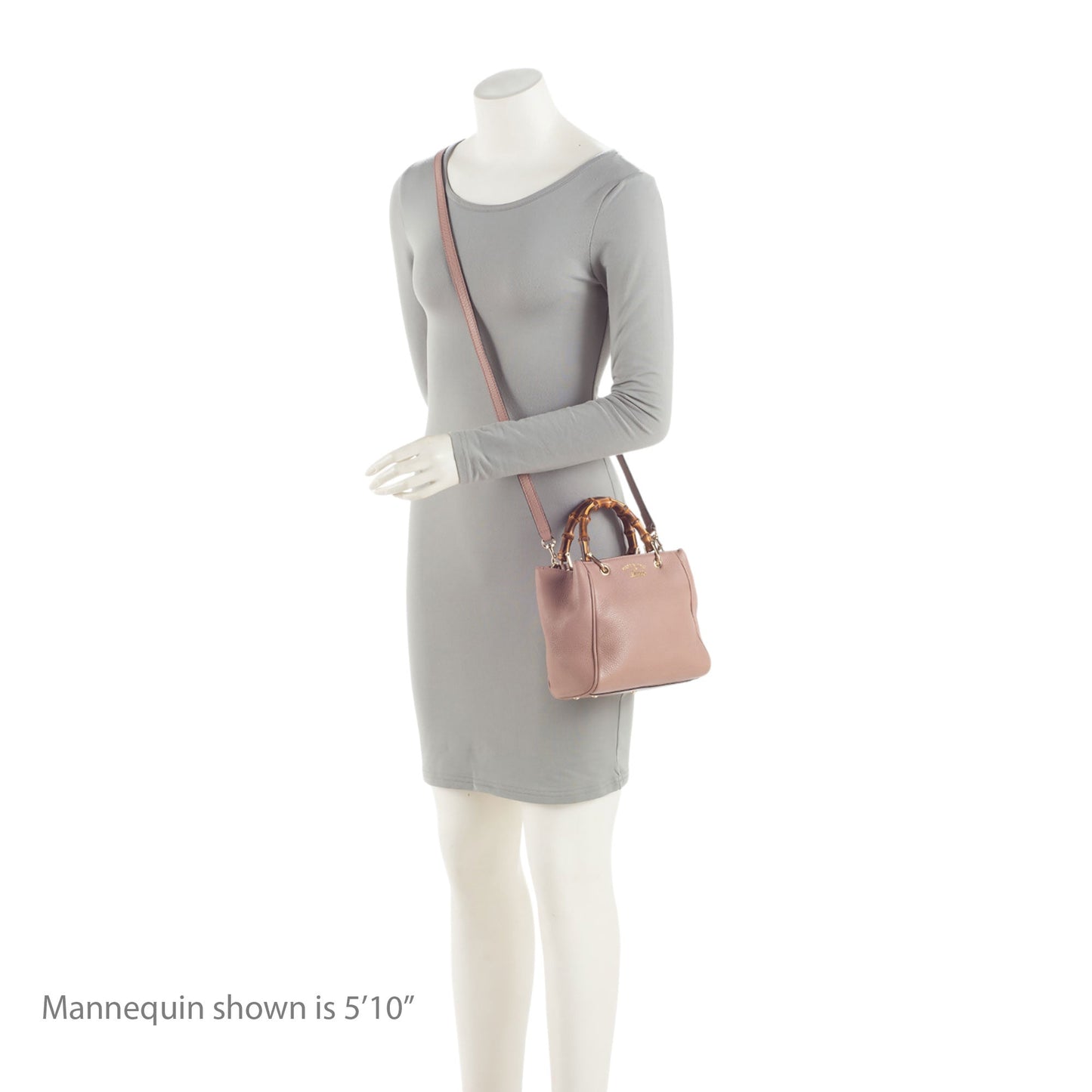 Gucci Leather Bamboo Mini Shopper Tote (SHF-eRoYKz)