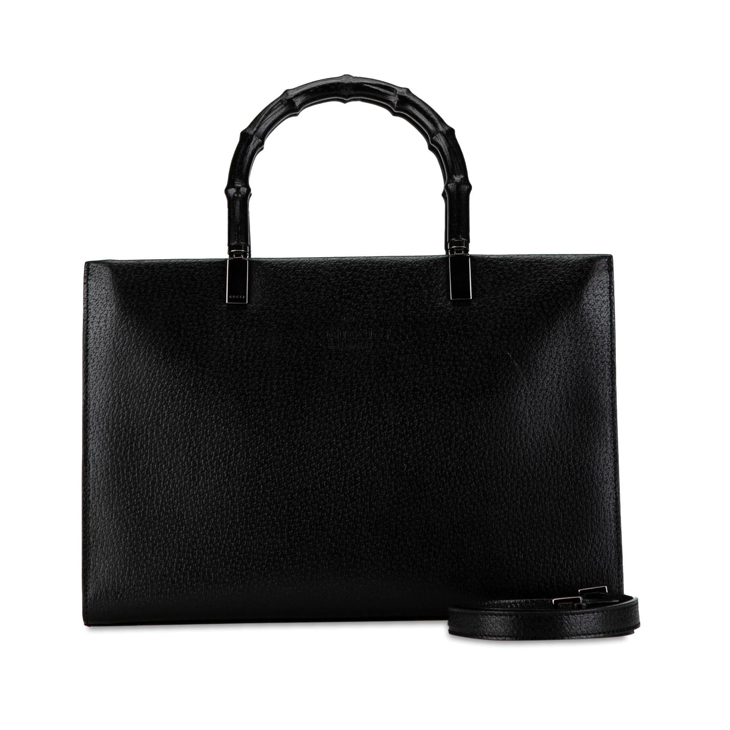 Gucci Leather Bamboo Satchel (SHG-dEOVUh)