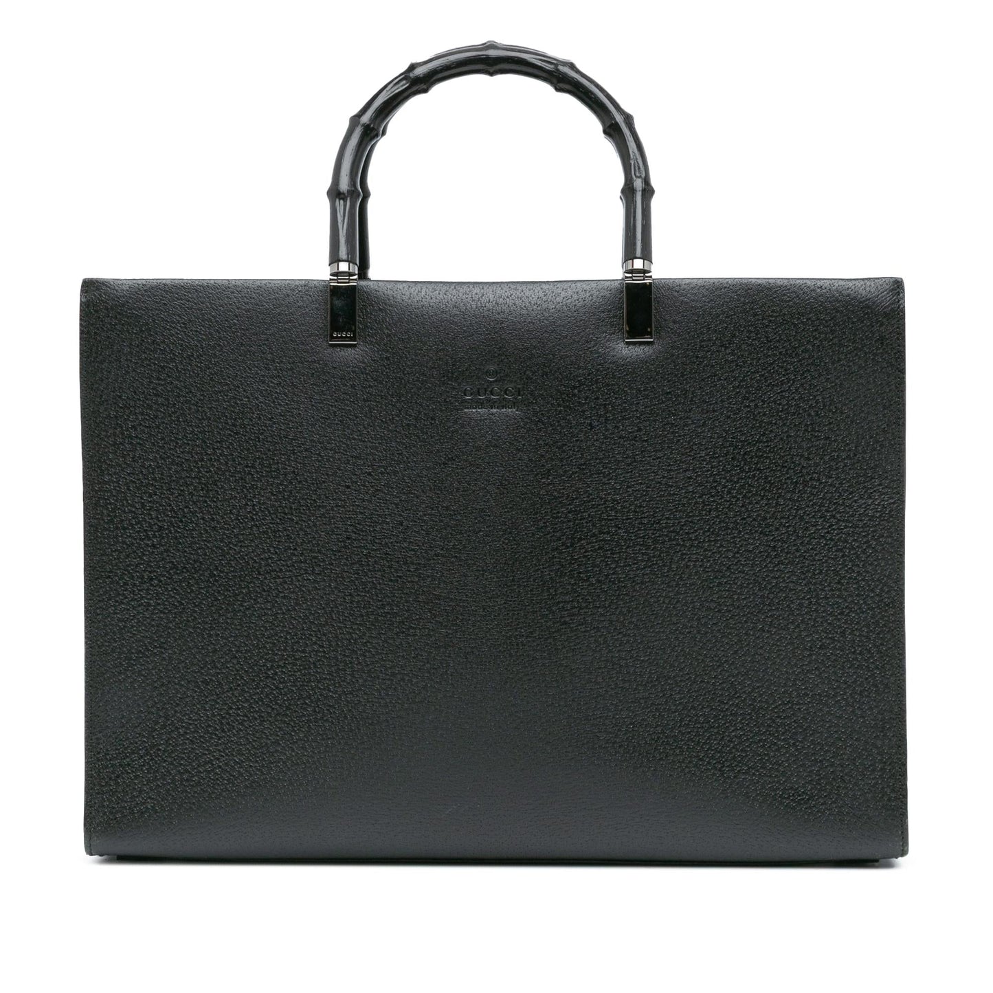Gucci Leather Bamboo Satchel