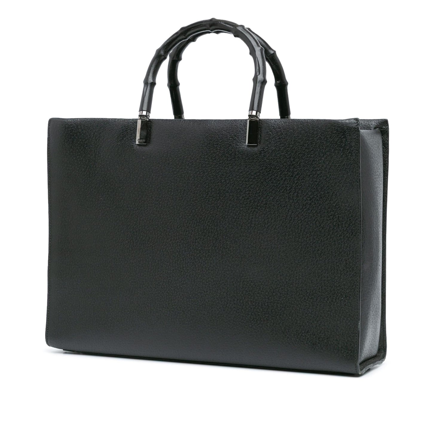 Gucci Leather Bamboo Satchel