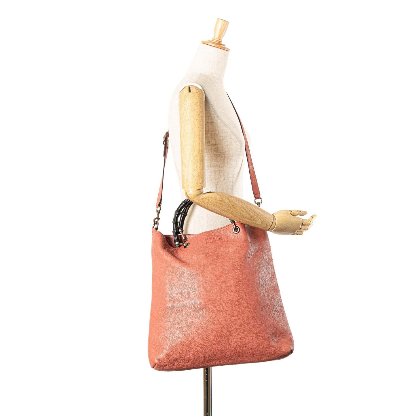 Gucci Leather Bamboo Satchel