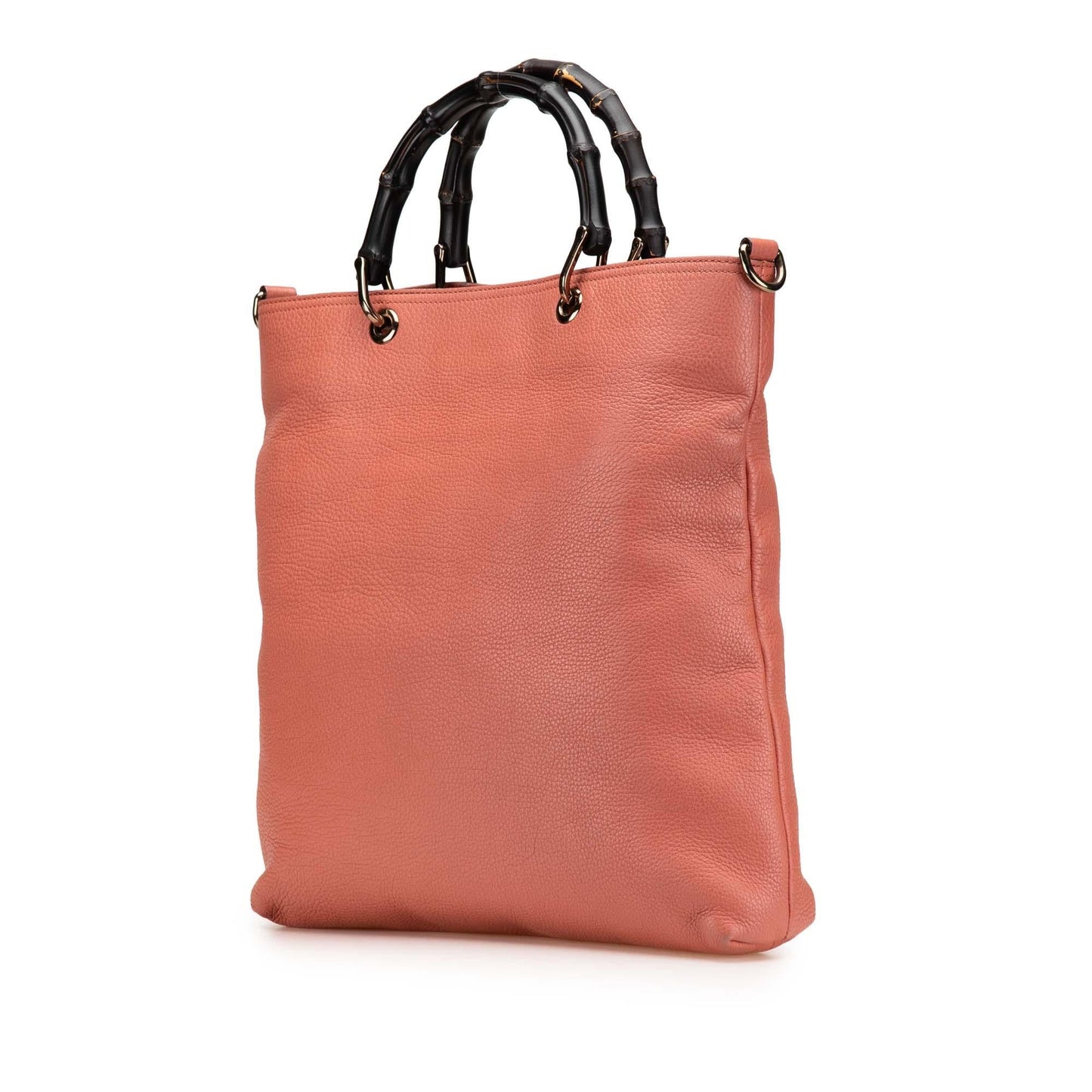 Gucci Leather Bamboo Satchel