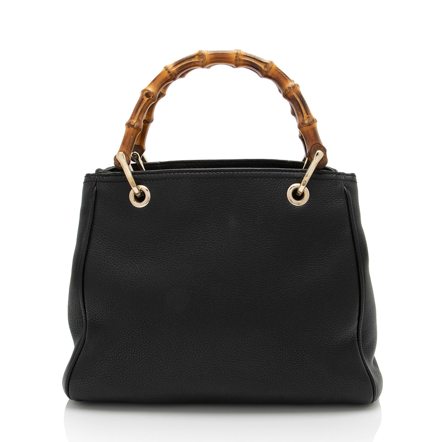 Gucci Leather Bamboo Small Shopper Tote (SHF-M26bz2)