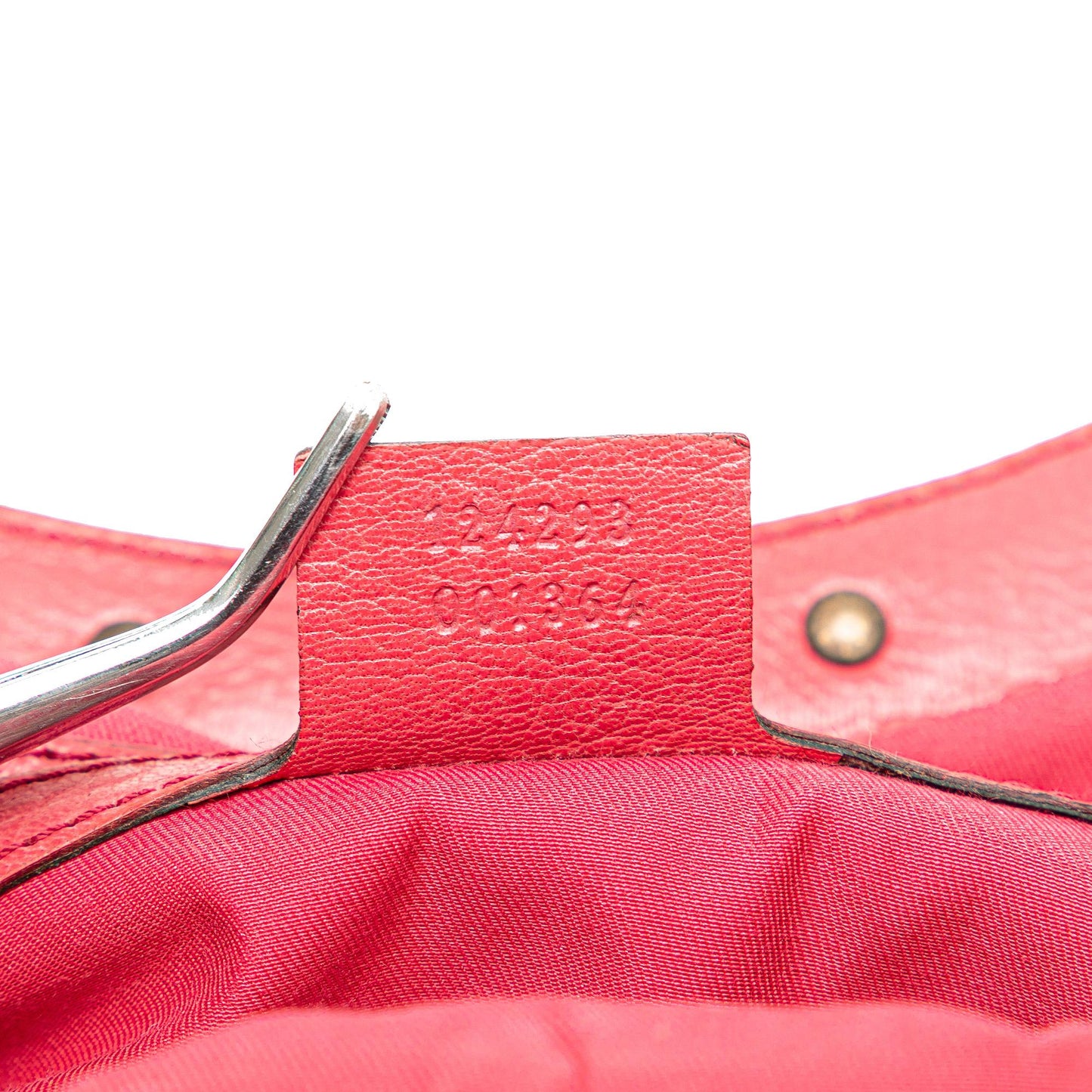 Gucci Leather Bamboo Studded Hobo
