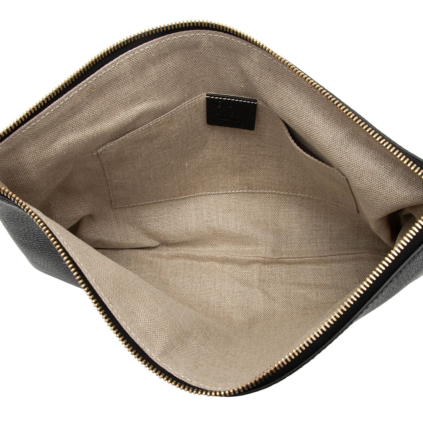Gucci Leather Bamboo Tassel Zip Clutch (SHF-ybom6m)