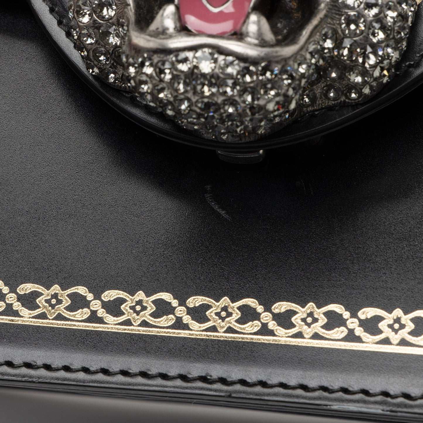 Gucci Leather Bamboo Thiara Small Top Handle (SHF-yZDyFo)