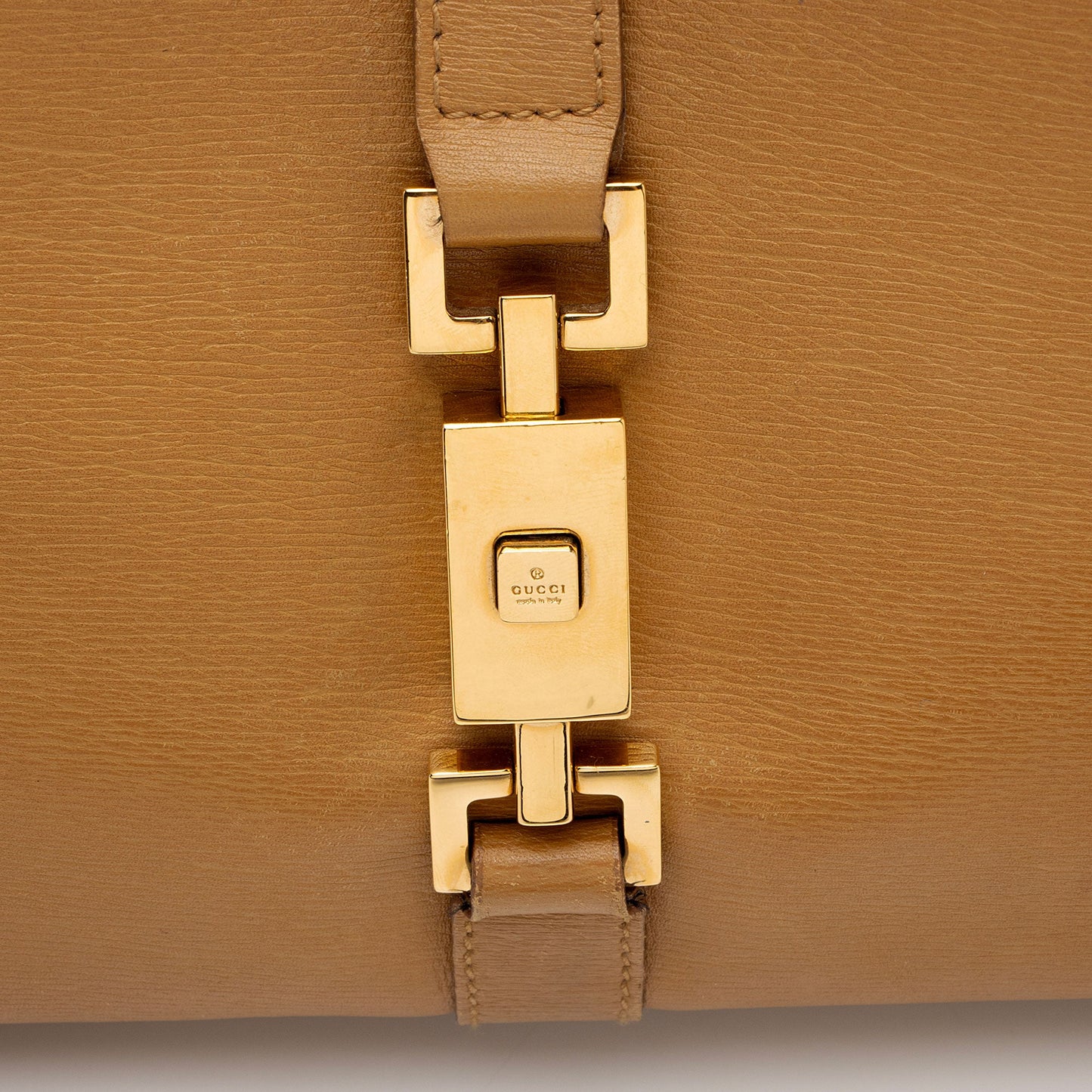 Gucci Leather Bardot Shoulder Bag (SHF-nRwIbo)