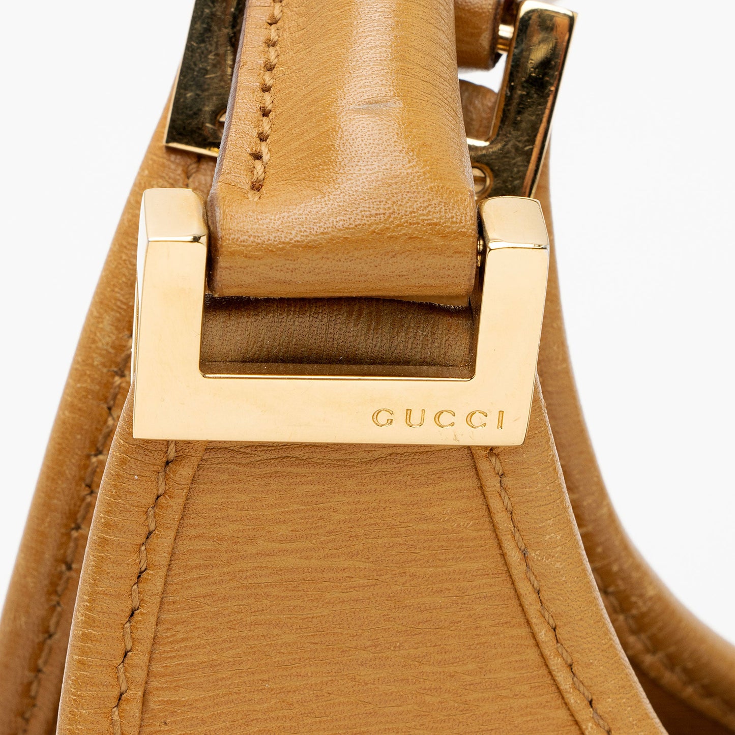Gucci Leather Bardot Shoulder Bag (SHF-nRwIbo)