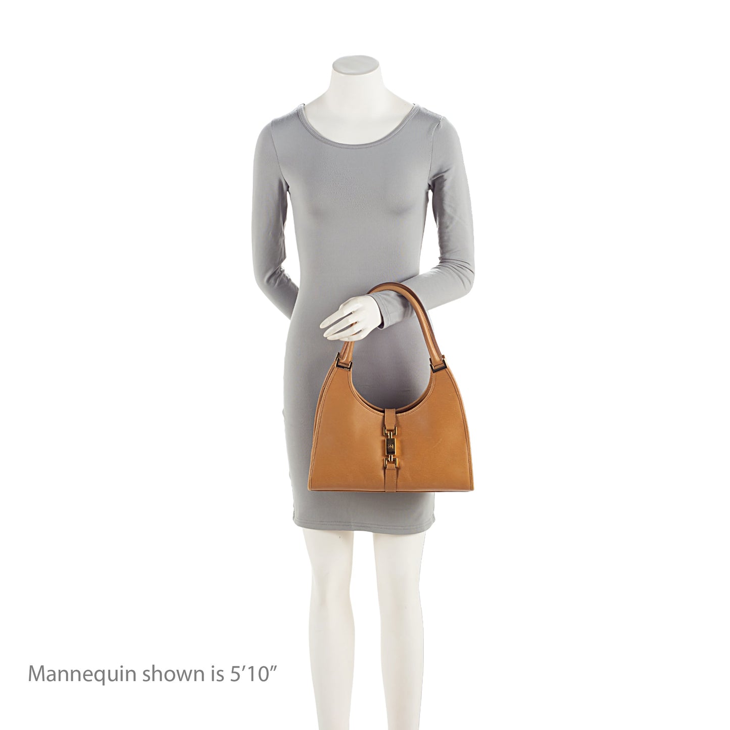 Gucci Leather Bardot Shoulder Bag (SHF-nRwIbo)