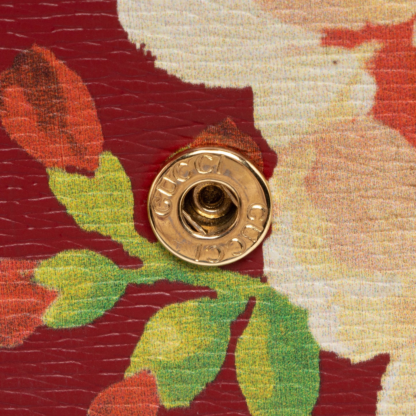 Gucci Leather Blooms Interlocking GG Wallet on Chain (SHF-dj50gX)