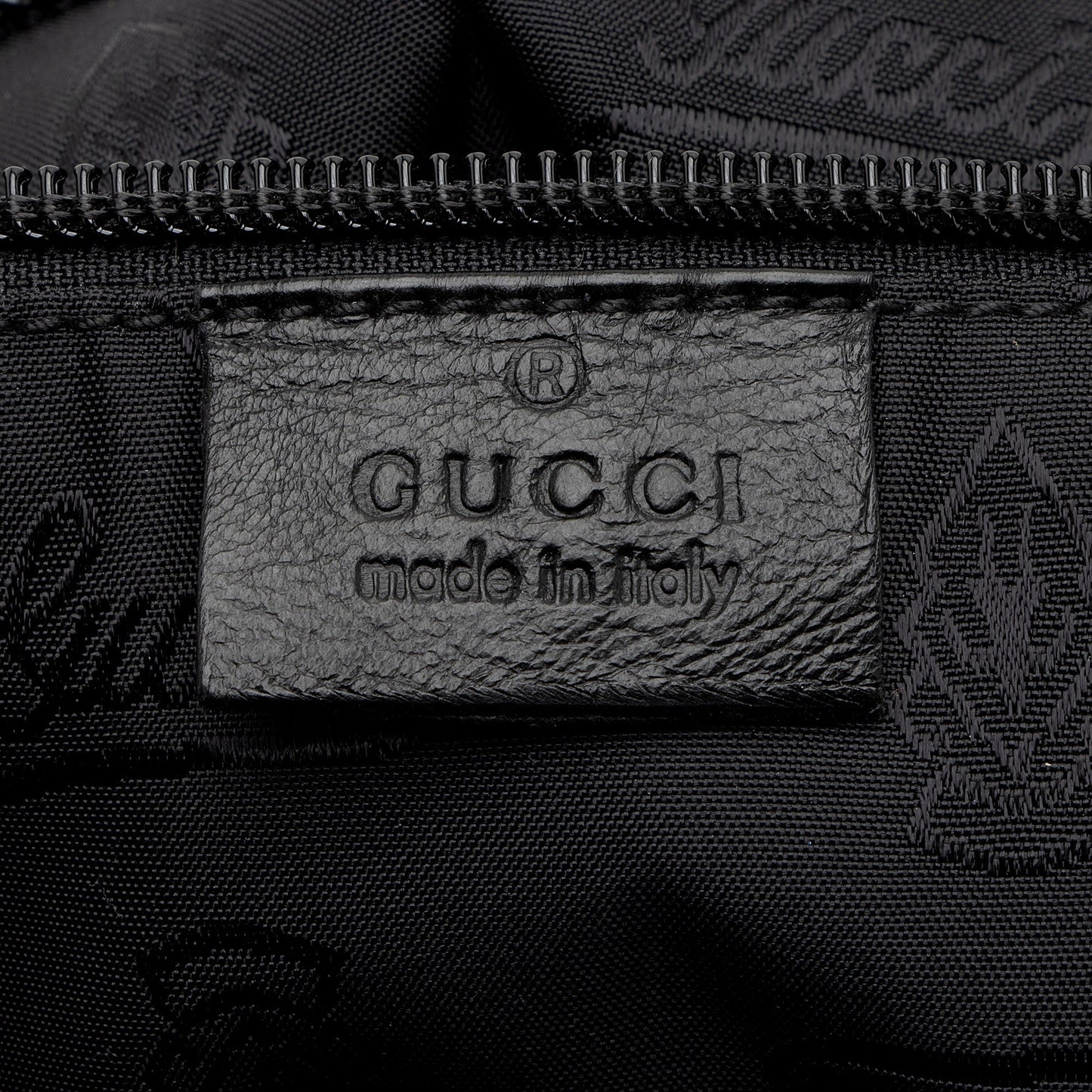Gucci Leather Braided Large Shoulder Bag