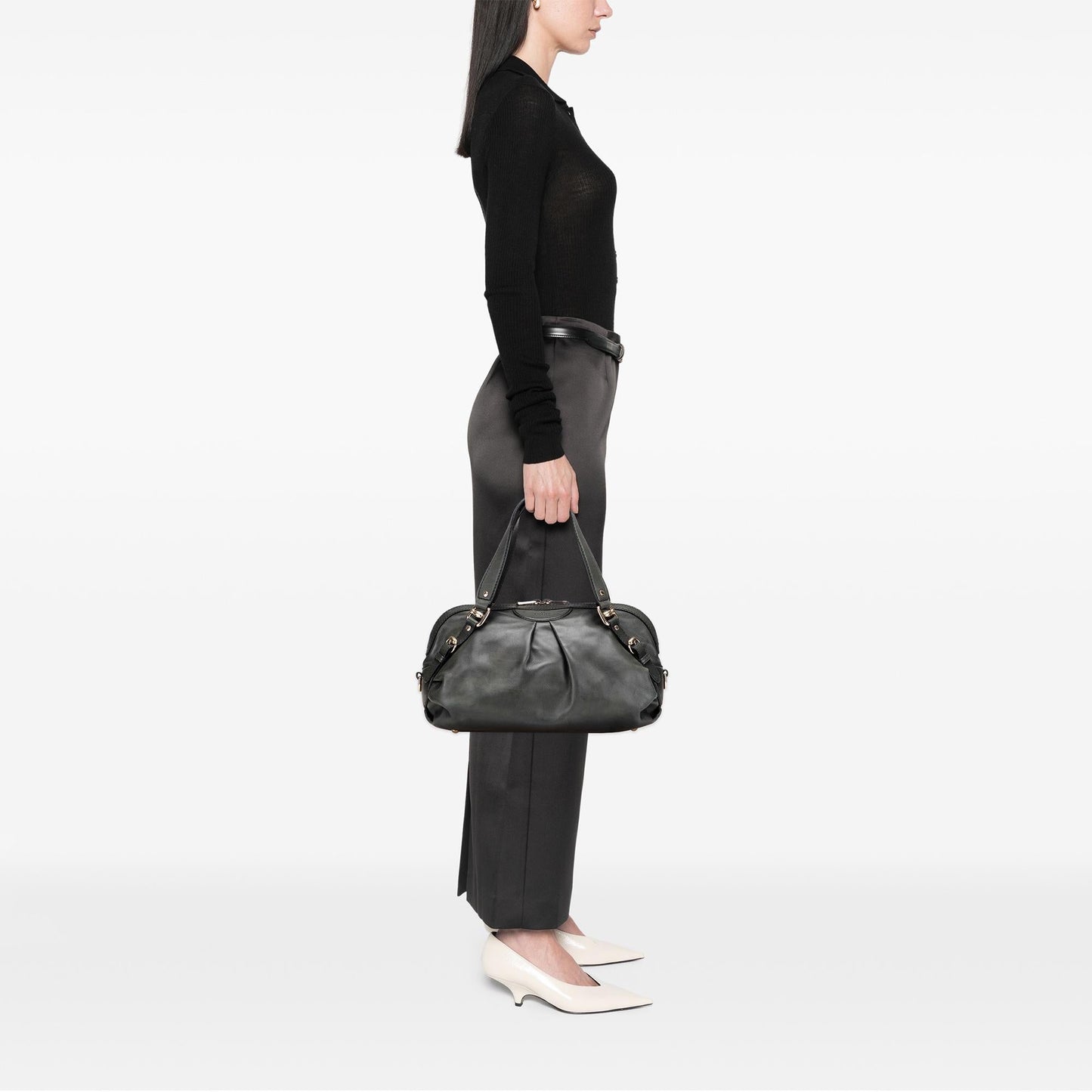 Gucci Leather Bridle Satchel