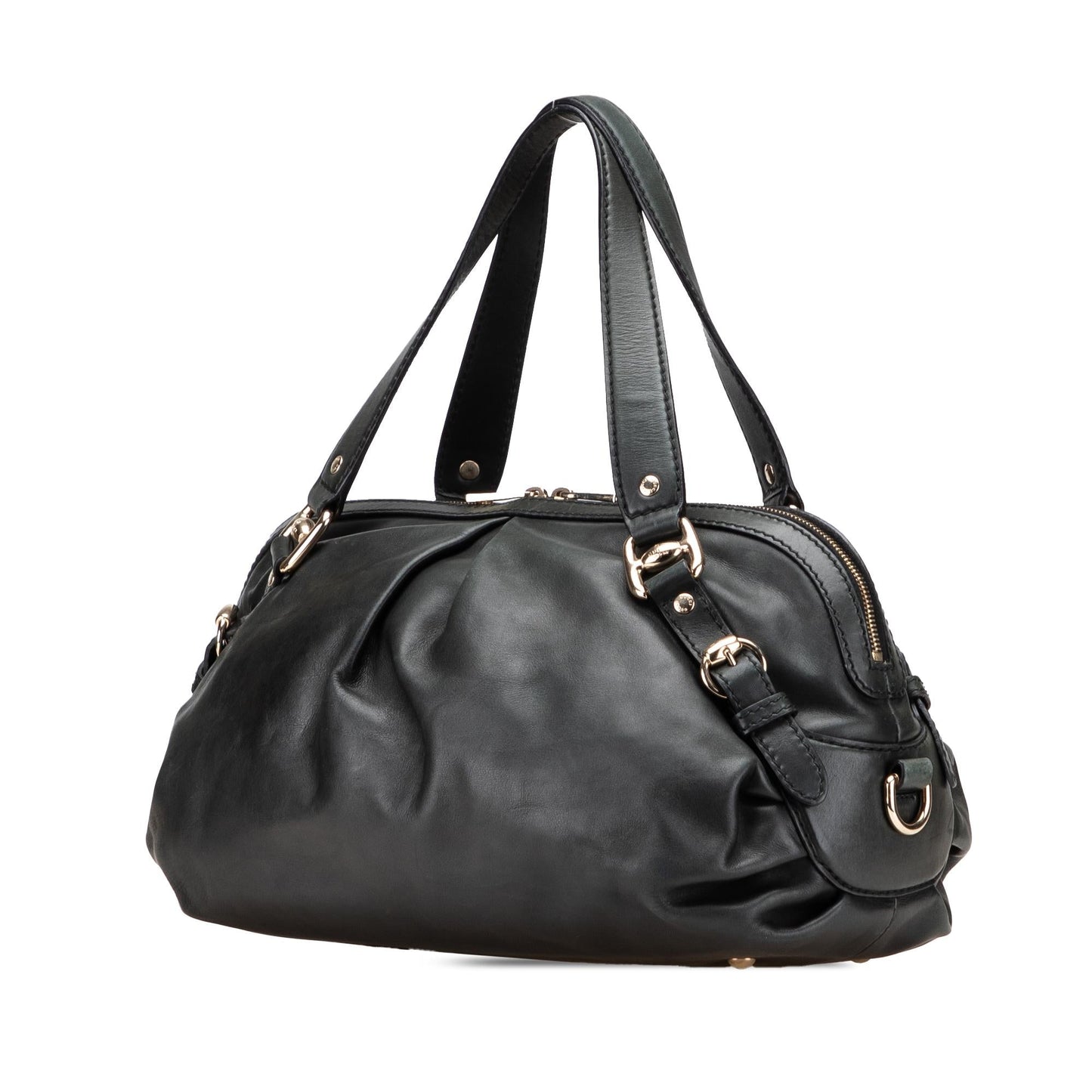Gucci Leather Bridle Satchel
