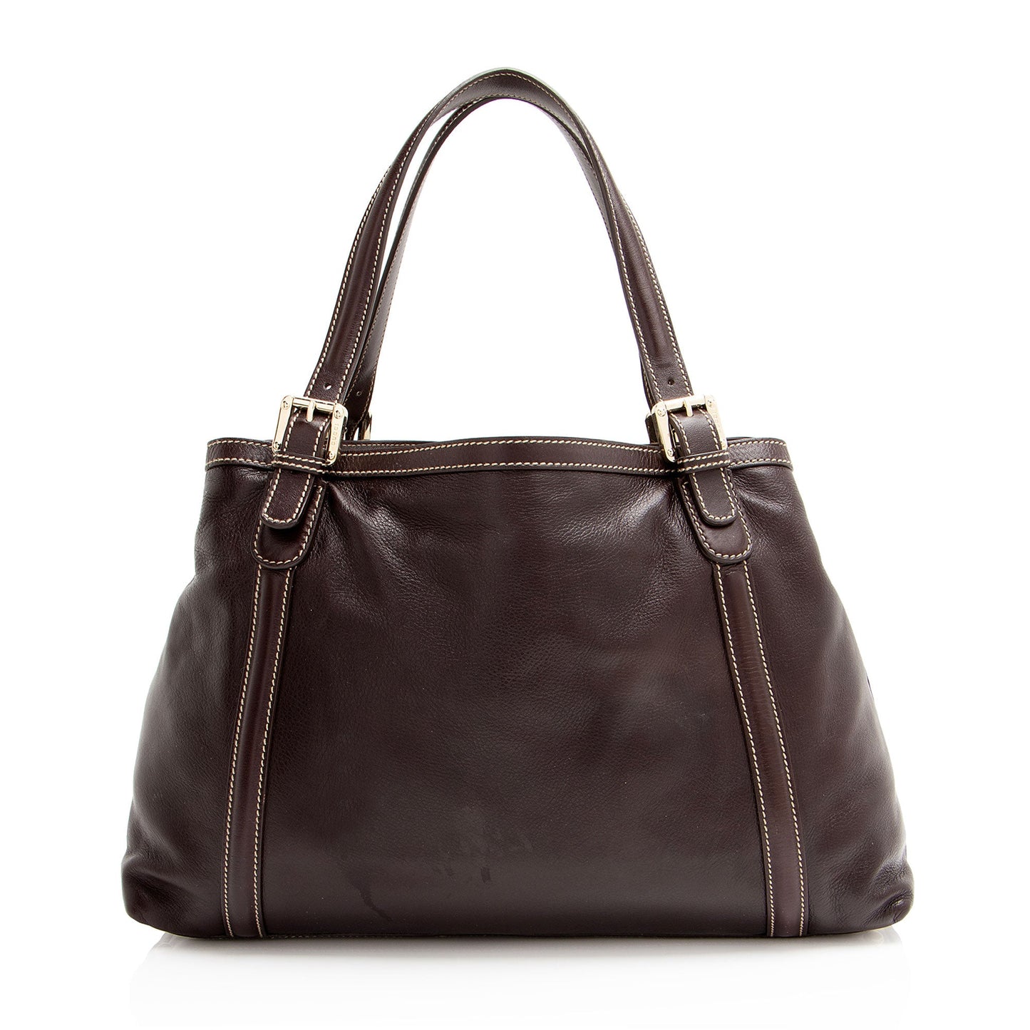 Gucci Leather Britt Medium Tote