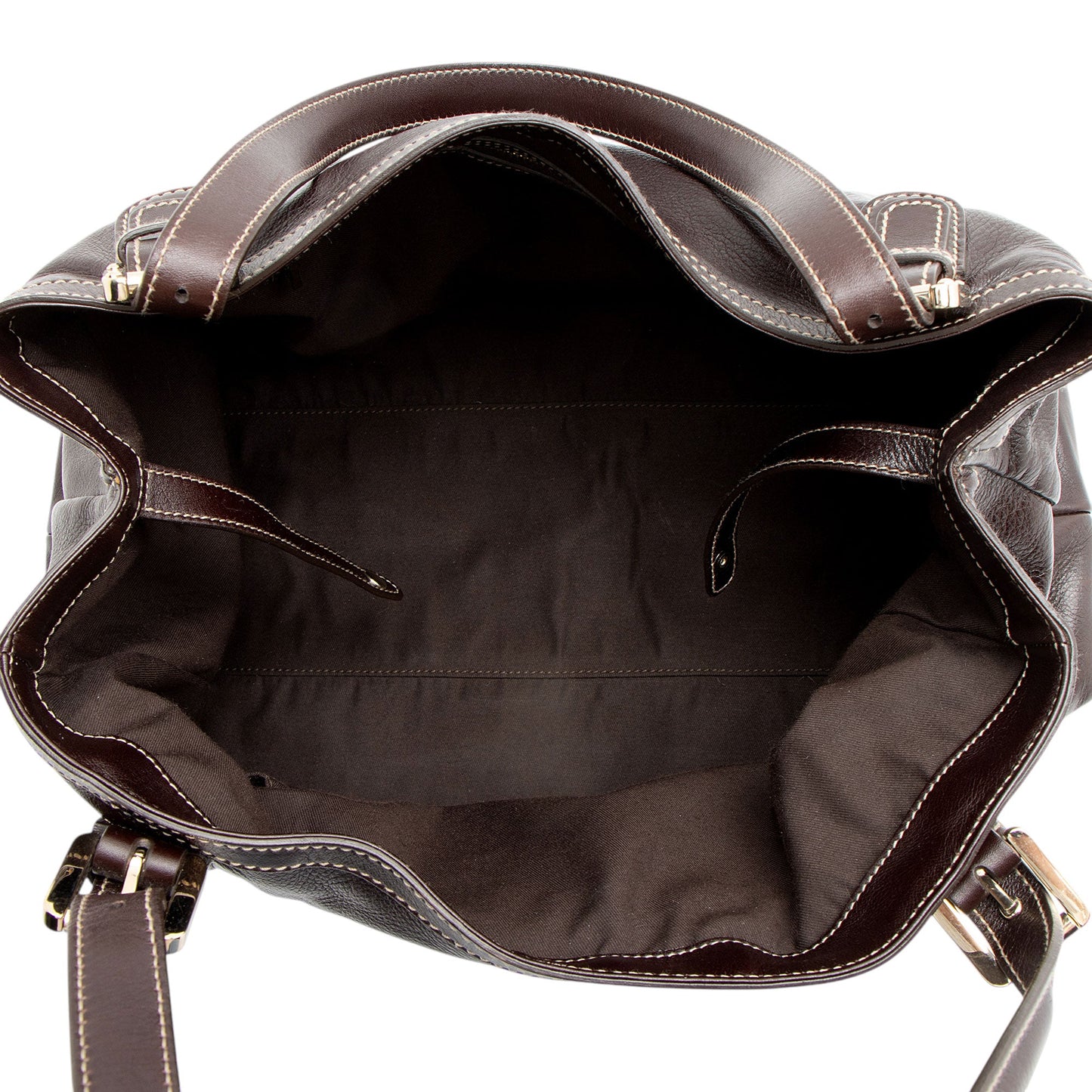 Gucci Leather Britt Medium Tote