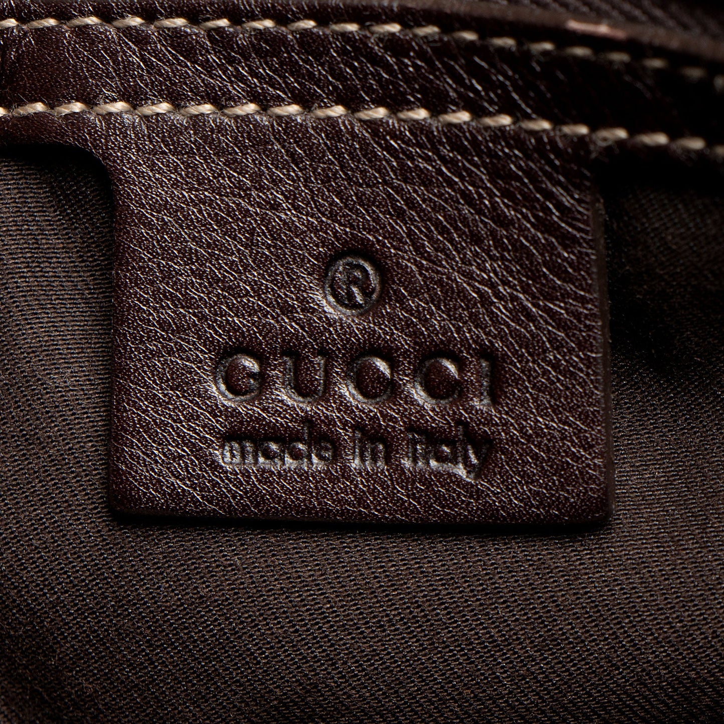 Gucci Leather Britt Medium Tote
