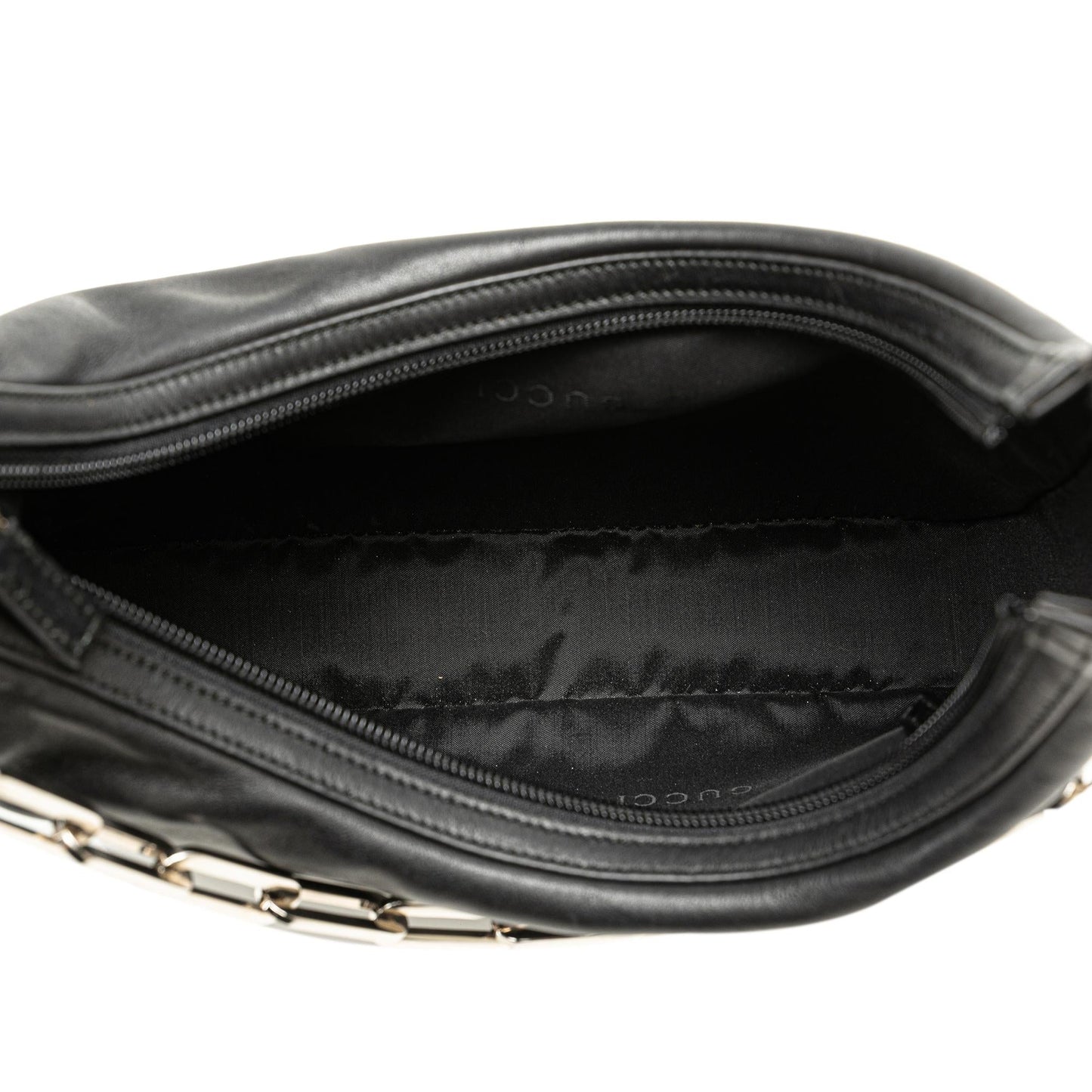 Gucci Leather Chain Shoulder Bag (SHG-5fRLeA)
