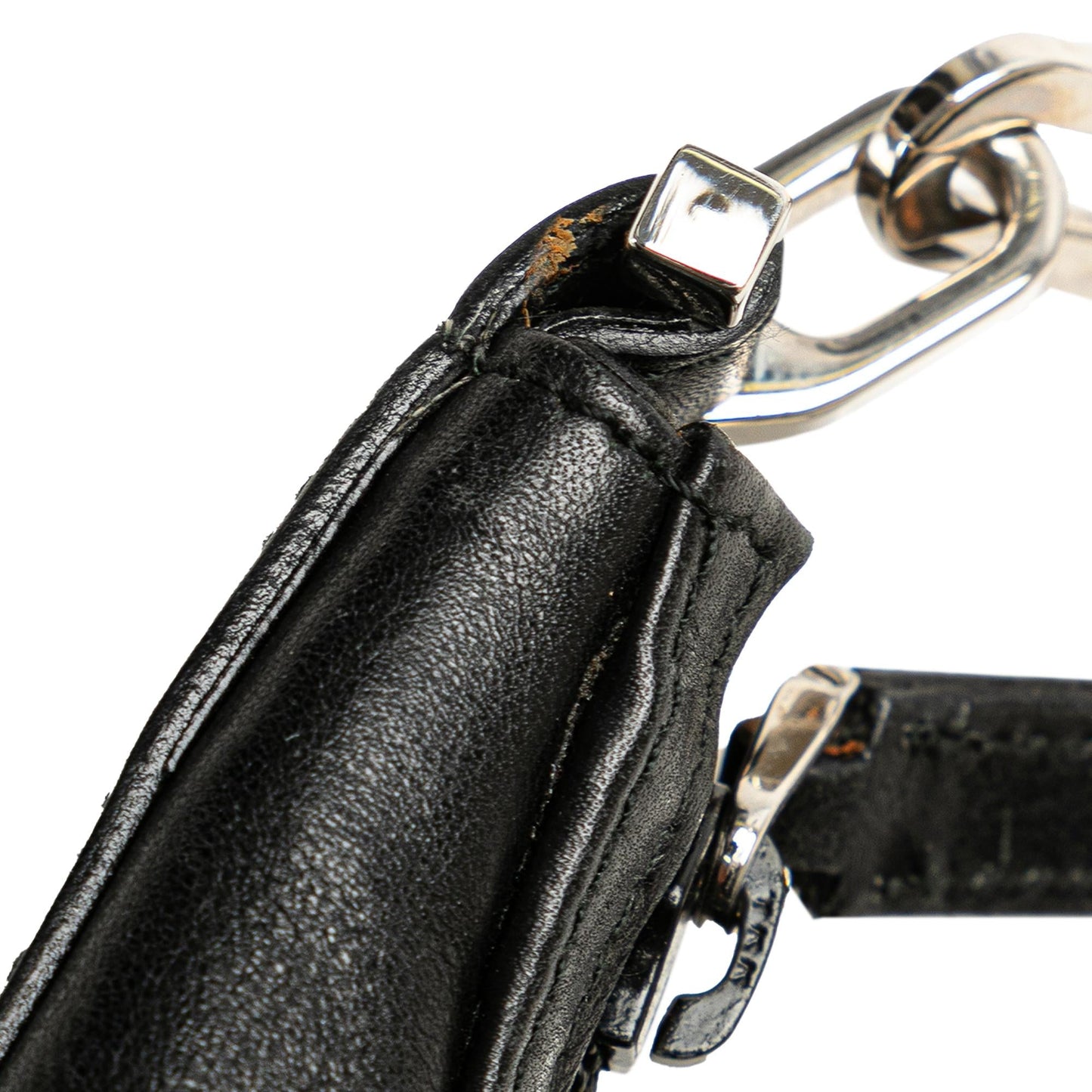 Gucci Leather Chain Shoulder Bag (SHG-5fRLeA)