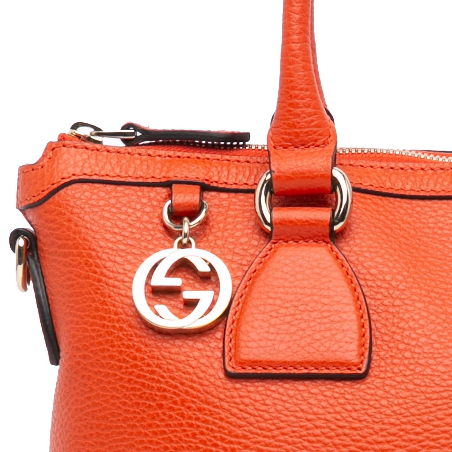 Gucci Leather Charmy Satchel