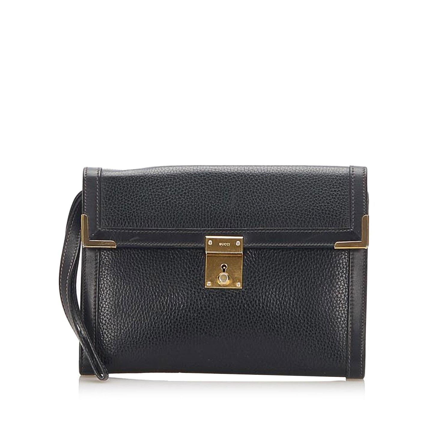 Gucci Leather Clutch Bag (SHG-17581)