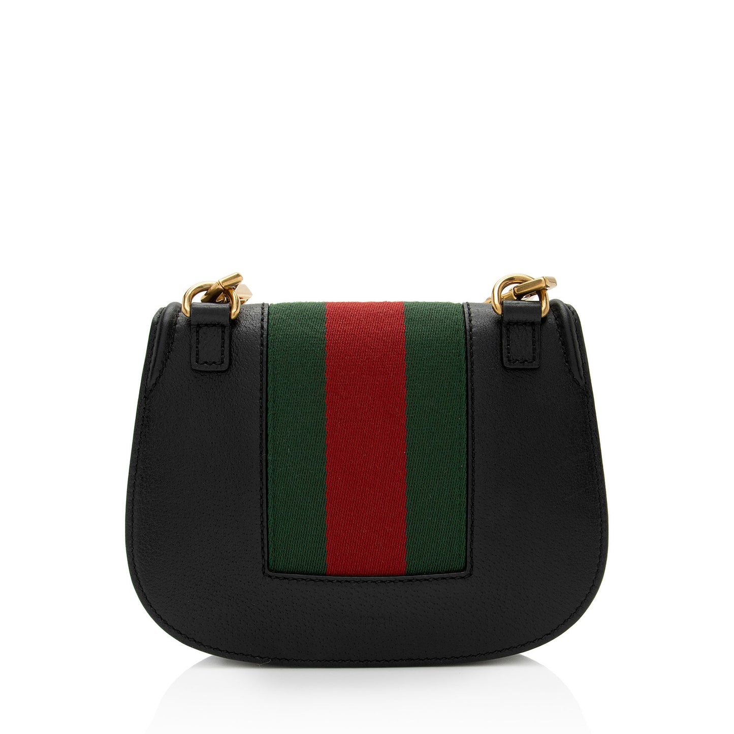 Gucci Leather Crystal Butterfly Linea Totem Small Crossbody (SHF-EzIHWx)