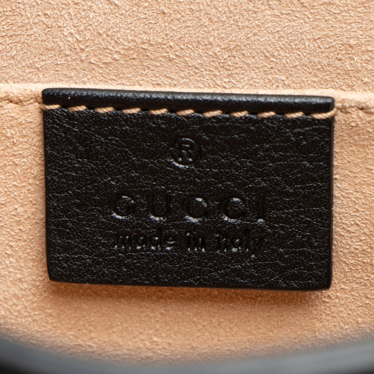 Gucci Leather Crystal Butterfly Linea Totem Small Crossbody