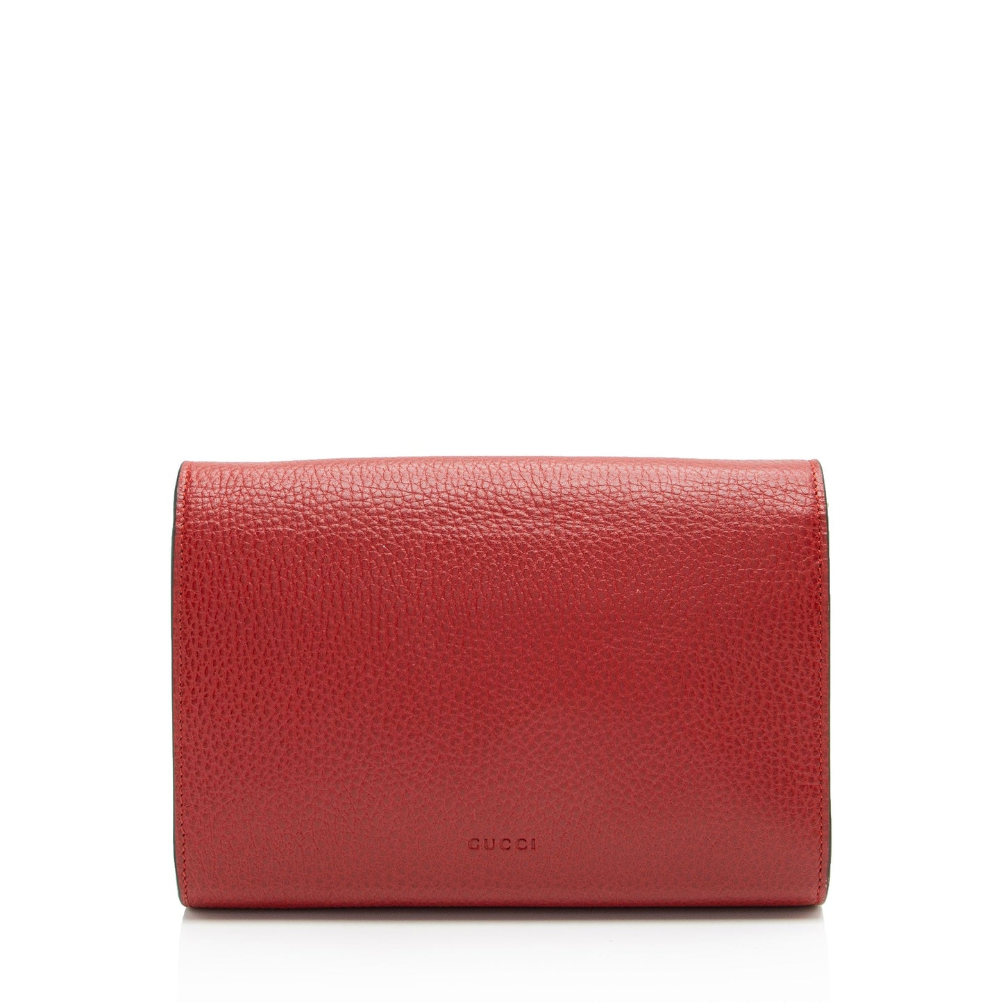 Gucci Leather Crystal Dionysus Chain Wallet (SHF-npRmI3)